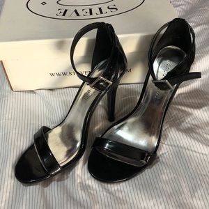 Patent Black Leather Heels